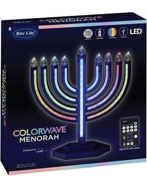 Rite Lite Colorwave Menorah LED Hanukkah Electric